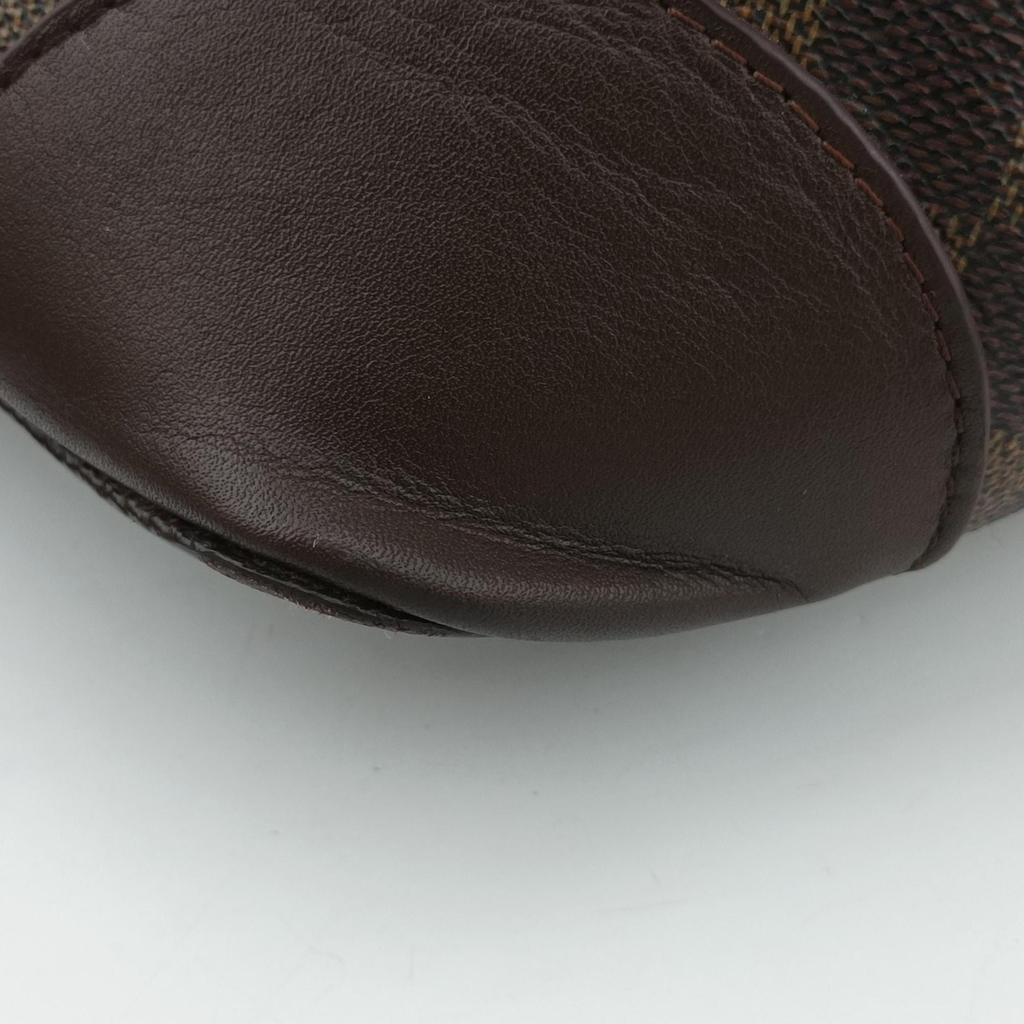 Secondhand Louis Vuitton HAMPSTEAD MM EBENE Damier Canvas N51204 handbag | stylenewstar