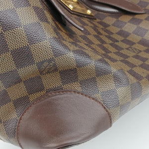 Secondhand Louis Vuitton HAMPSTEAD MM EBENE Damier Canvas N51204 handbag | stylenewstar