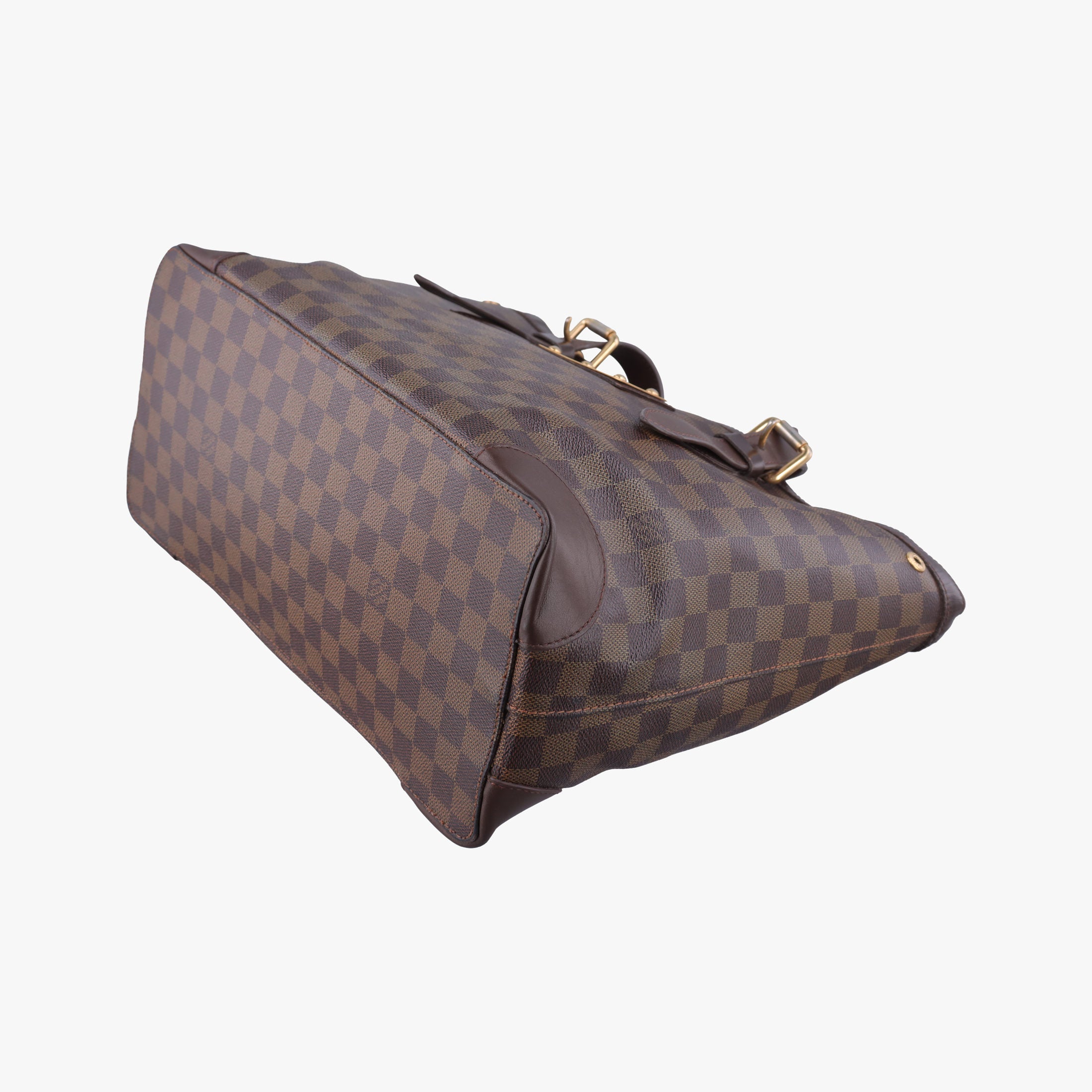 Secondhand Louis Vuitton HAMPSTEAD MM EBENE Damier Canvas N51204 handbag | stylenewstar