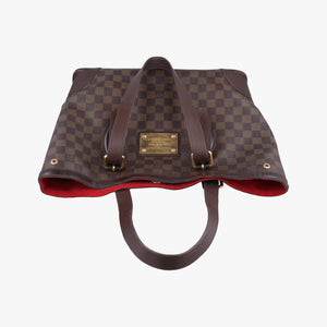 Secondhand Louis Vuitton HAMPSTEAD MM EBENE Damier Canvas N51204 handbag | stylenewstar