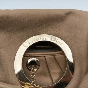 Pre-owned Christian Dior Jazz Club Beige leather  shoulderbag | stylenewstar