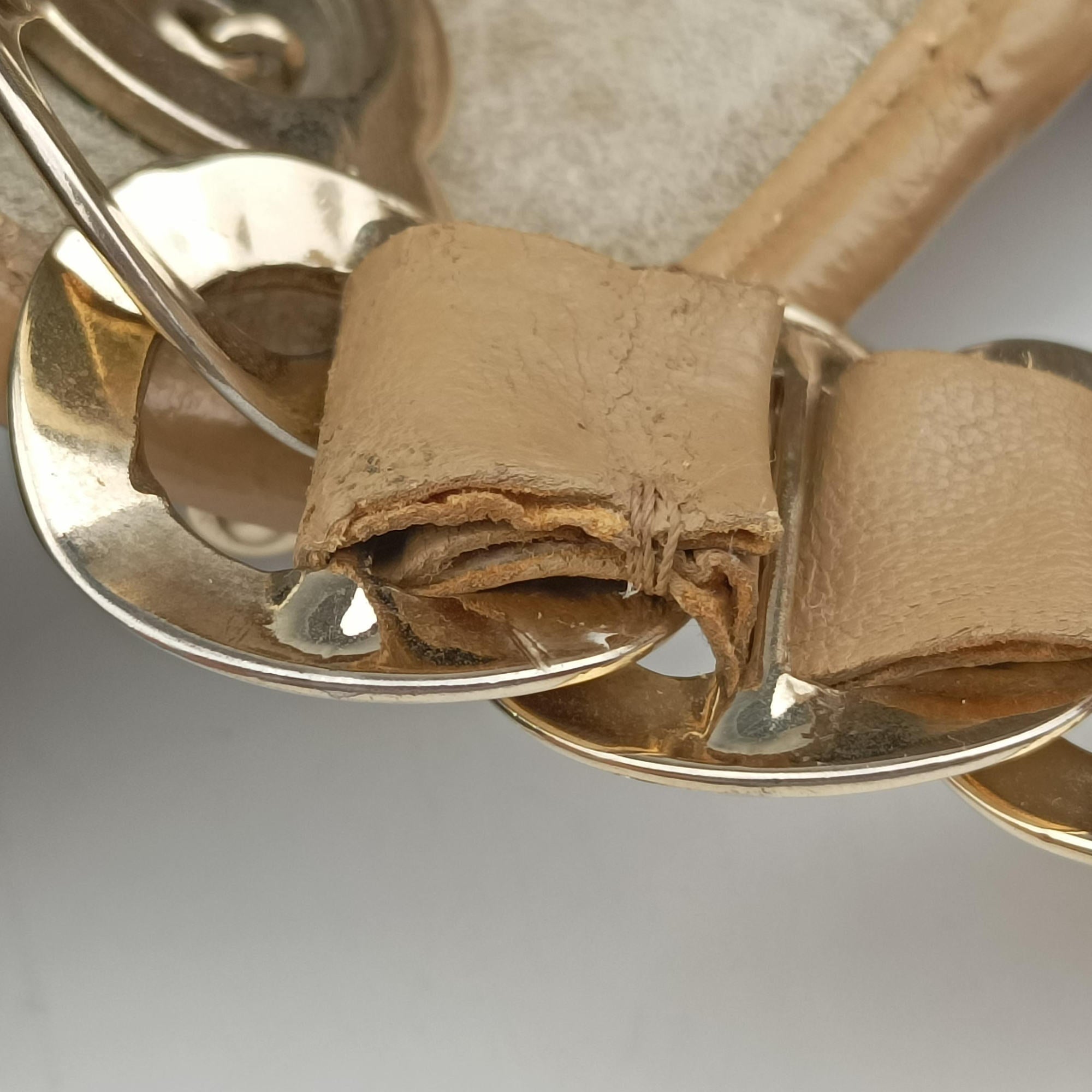Pre-owned Christian Dior Jazz Club Beige leather  shoulderbag | stylenewstar