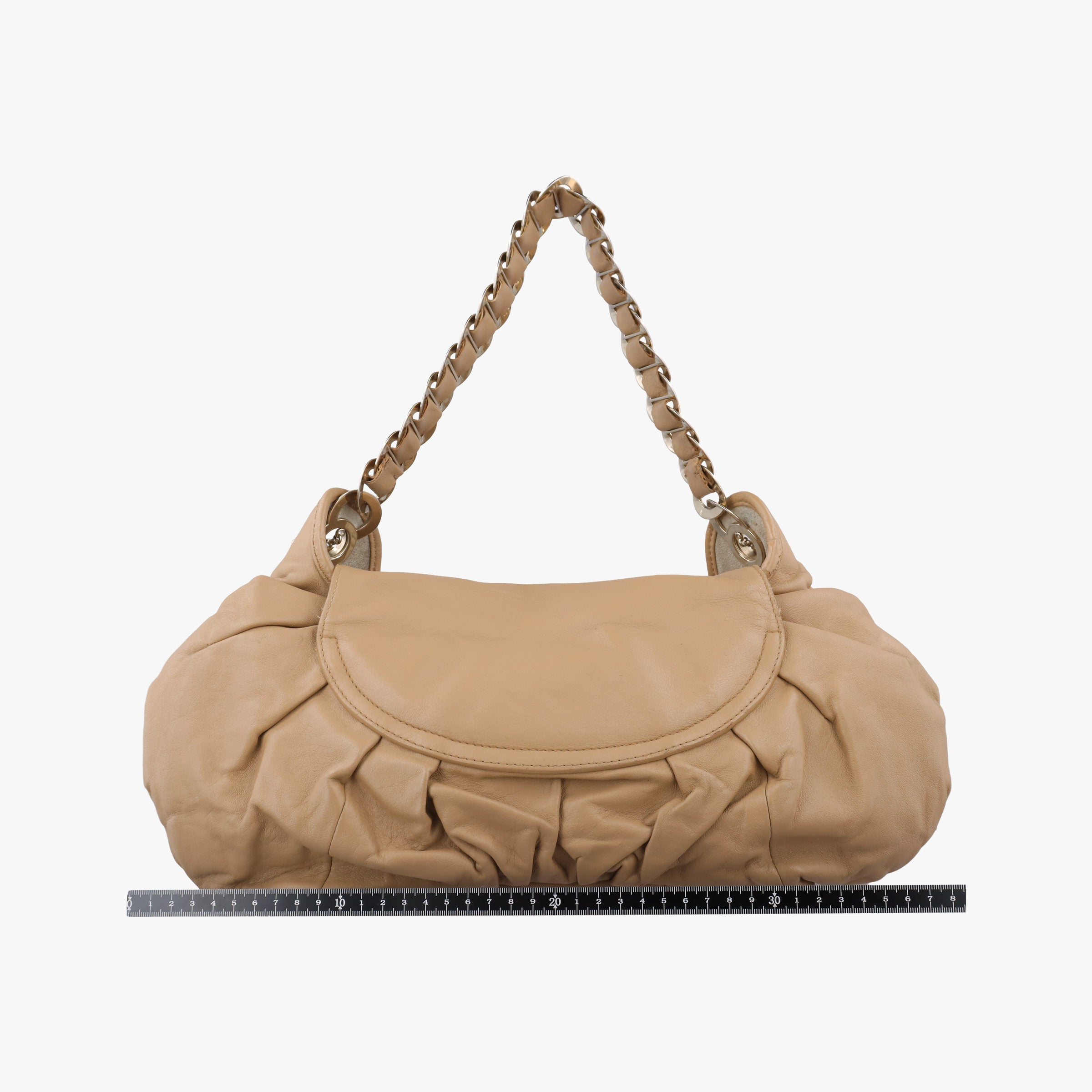 Pre-owned Christian Dior Jazz Club Beige leather  shoulderbag | stylenewstar