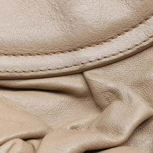 Pre-owned Christian Dior Jazz Club Beige leather  shoulderbag | stylenewstar