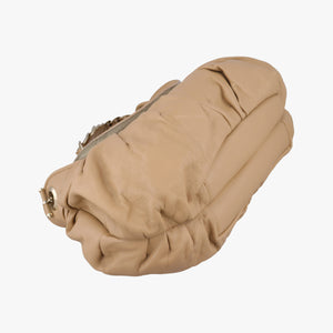 Pre-owned Christian Dior Jazz Club Beige leather  shoulderbag | stylenewstar