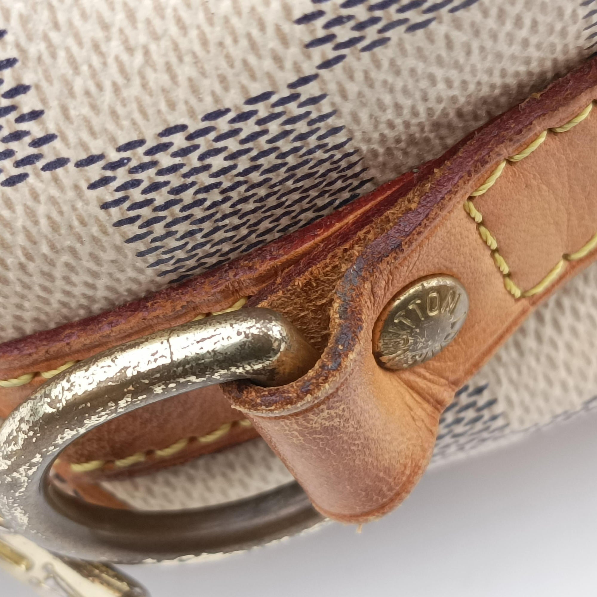 Vintage Louis Vuitton Speedy 35 AZUR Damier Canvas N41535 shoulderbag | stylenewstar