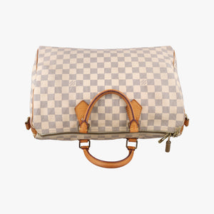 Vintage Louis Vuitton Speedy 35 AZUR Damier Canvas N41535 shoulderbag | stylenewstar
