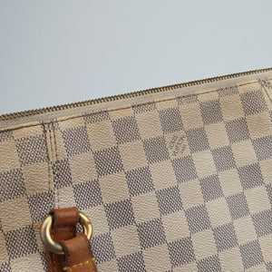 Pre-owned Louis Vuitton TOTALLY MM Azur Damier Canvas N51262 handbag | stylenewstar