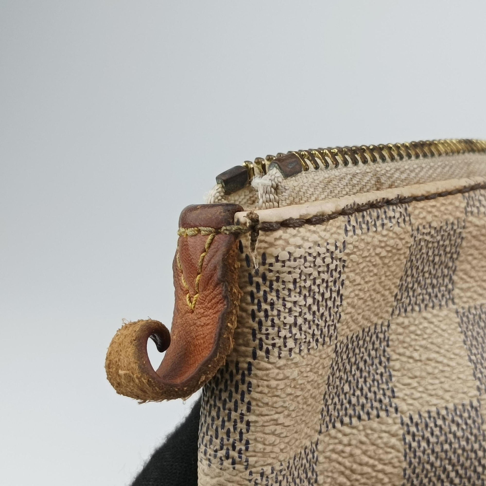 Pre-owned Louis Vuitton TOTALLY MM Azur Damier Canvas N51262 handbag | stylenewstar