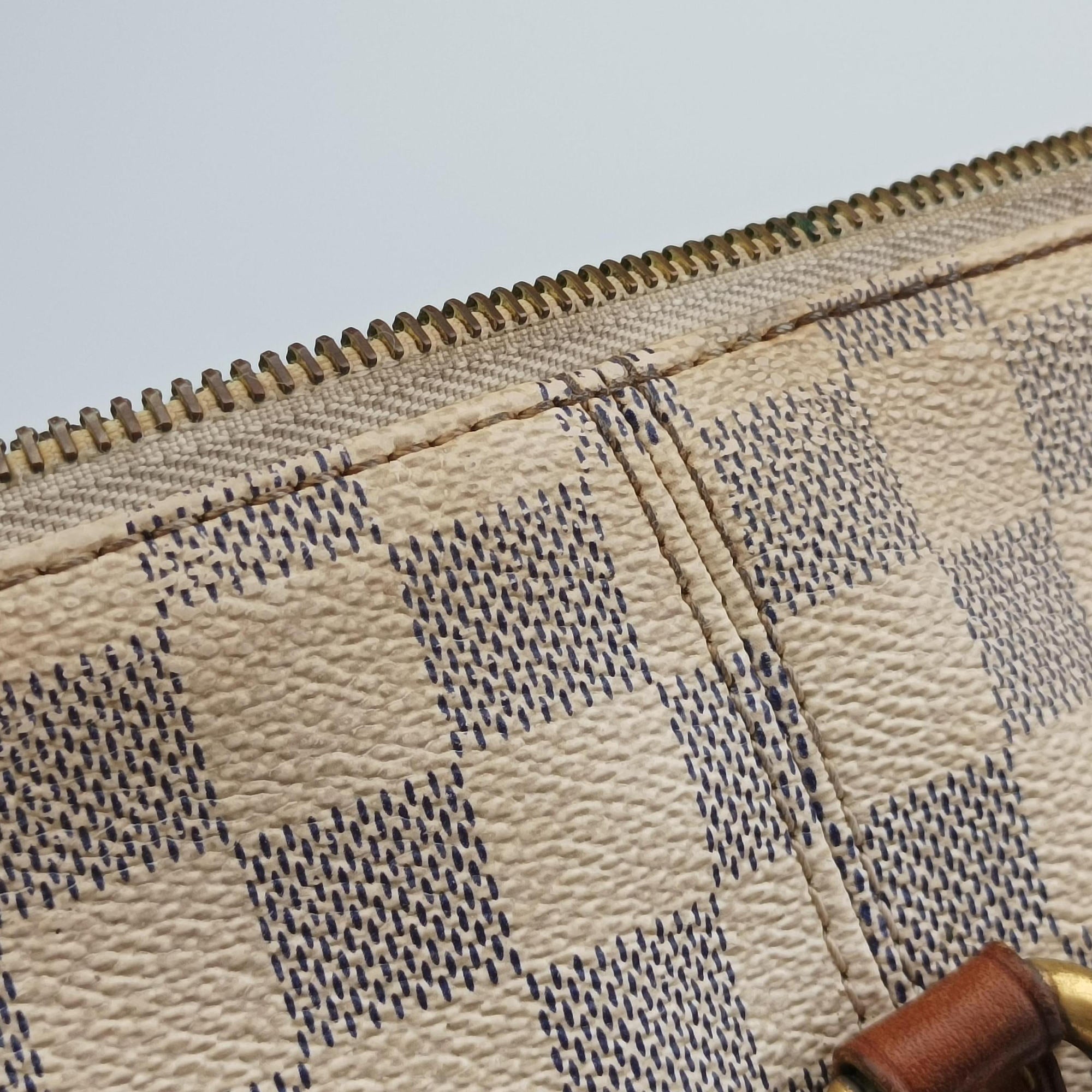 Pre-owned Louis Vuitton TOTALLY MM Azur Damier Canvas N51262 handbag | stylenewstar