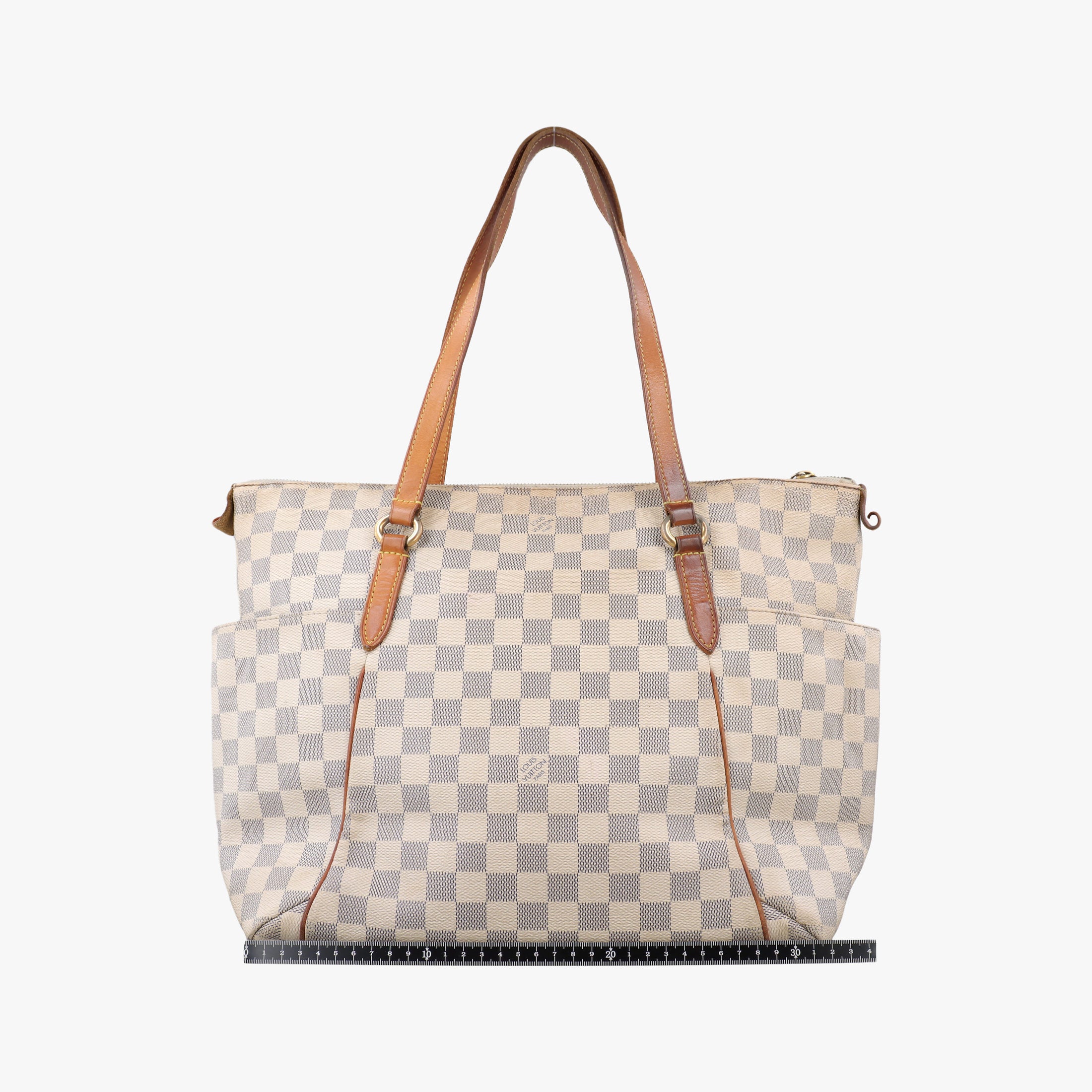 Pre-owned Louis Vuitton TOTALLY MM Azur Damier Canvas N51262 handbag | stylenewstar