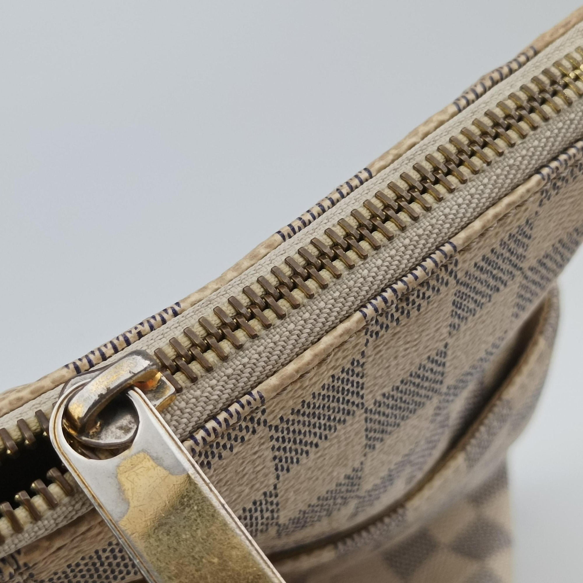 Pre-owned Louis Vuitton TOTALLY MM Azur Damier Canvas N51262 handbag | stylenewstar