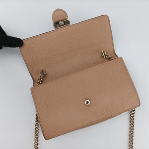 Pre-owned Gucci Interlocking G Beige  Leather 510314 shoulderbag | stylenewstar