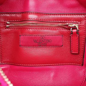 Vintage Valentino Rockstud Red Velvet  bum bag/waist bag | stylenewstar
