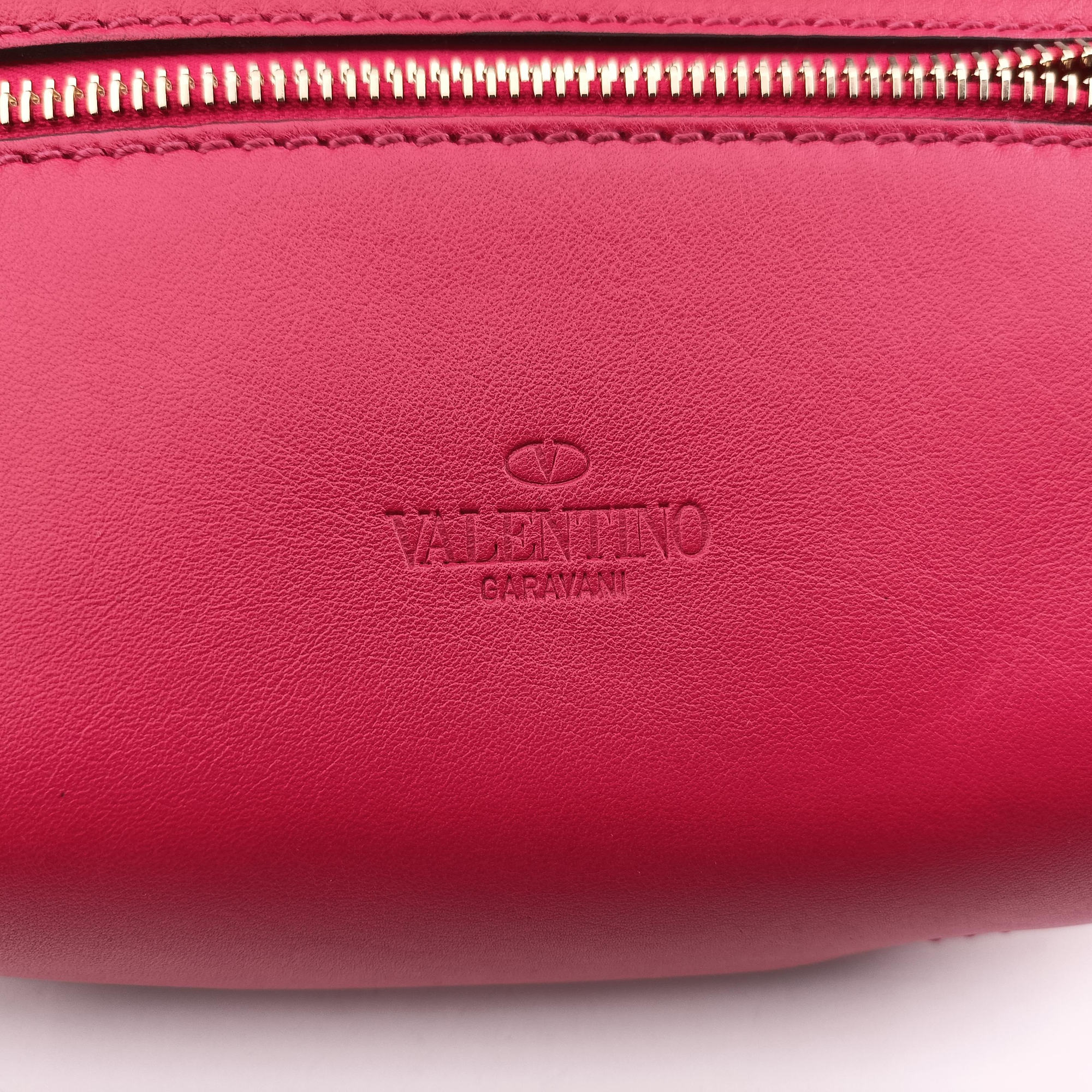 Vintage Valentino Rockstud Red Velvet  bum bag/waist bag | stylenewstar