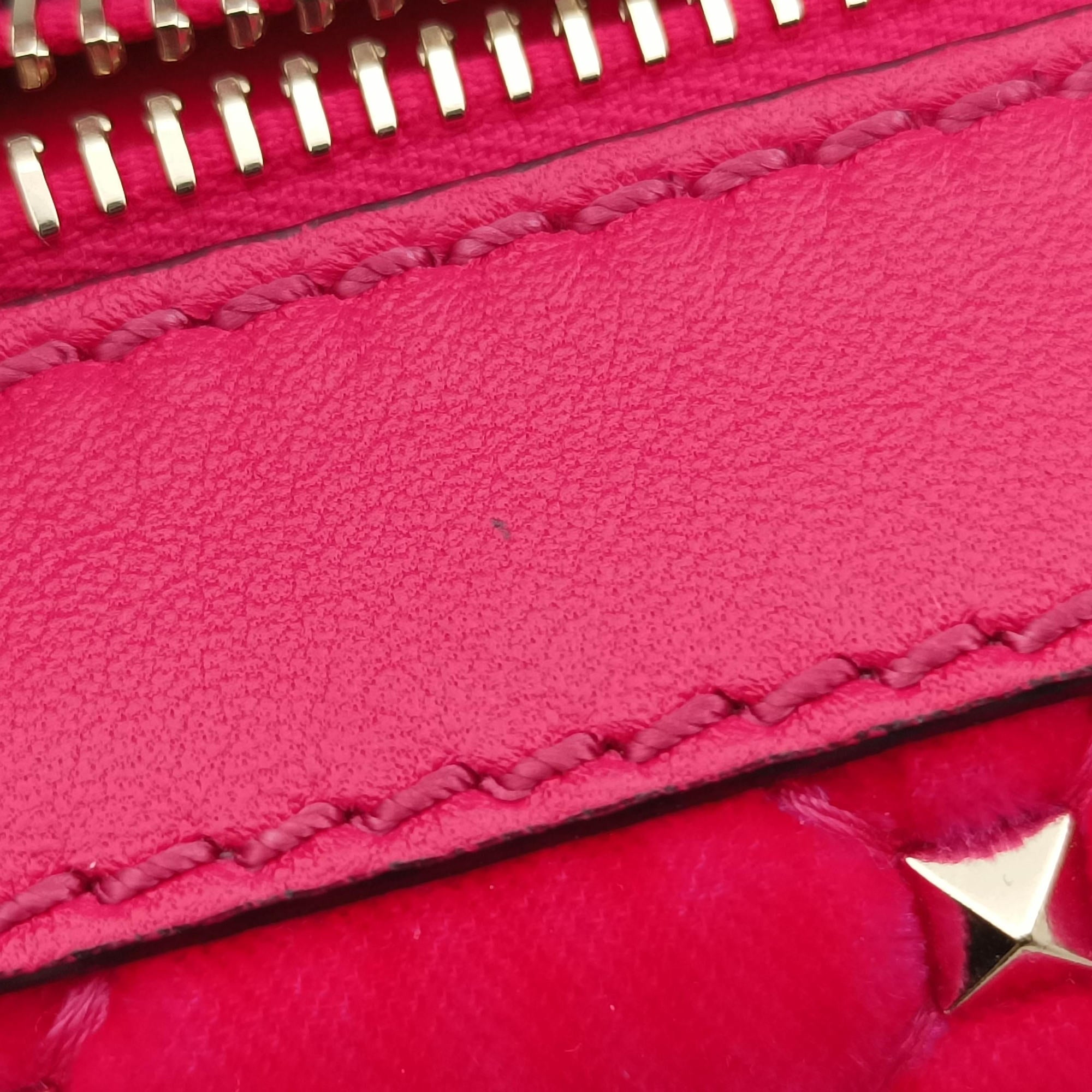 Vintage Valentino Rockstud Red Velvet  bum bag/waist bag | stylenewstar