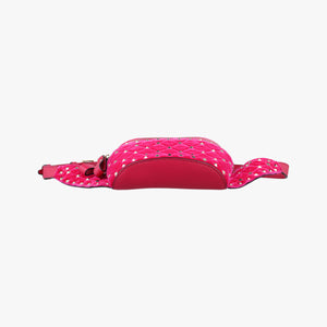 Vintage Valentino Rockstud Red Velvet  bum bag/waist bag | stylenewstar