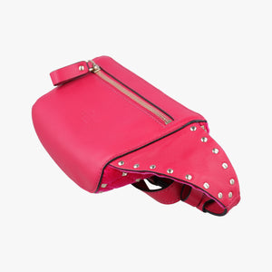 Vintage Valentino Rockstud Red Velvet  bum bag/waist bag | stylenewstar
