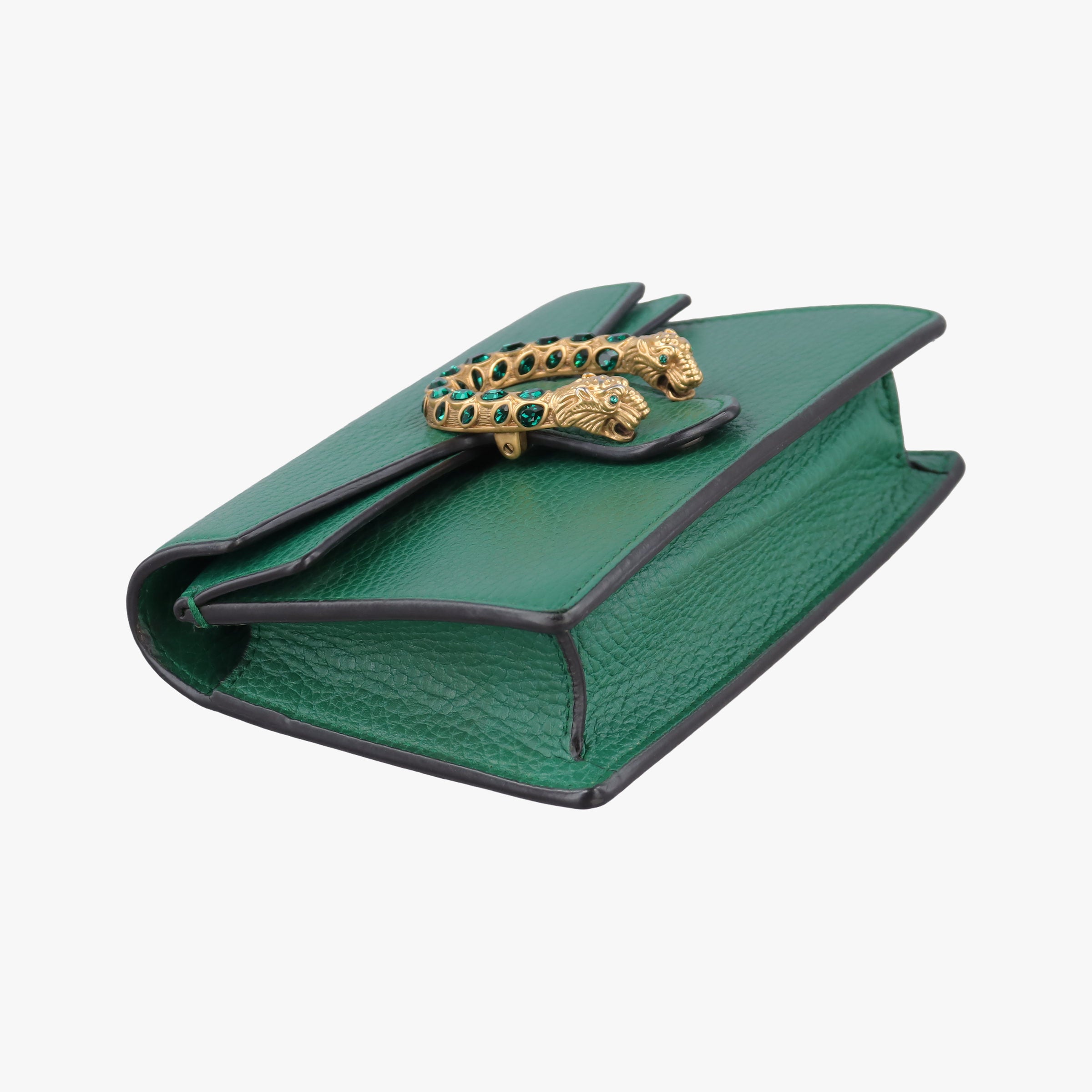 Pre-owned Gucci Dionysus Green Leather 476432 shoulderbag | stylenewstar