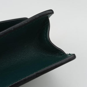 Secondhand Bvlgari SERPENTI FOREVER Green Leather  shoulderbag | stylenewstar