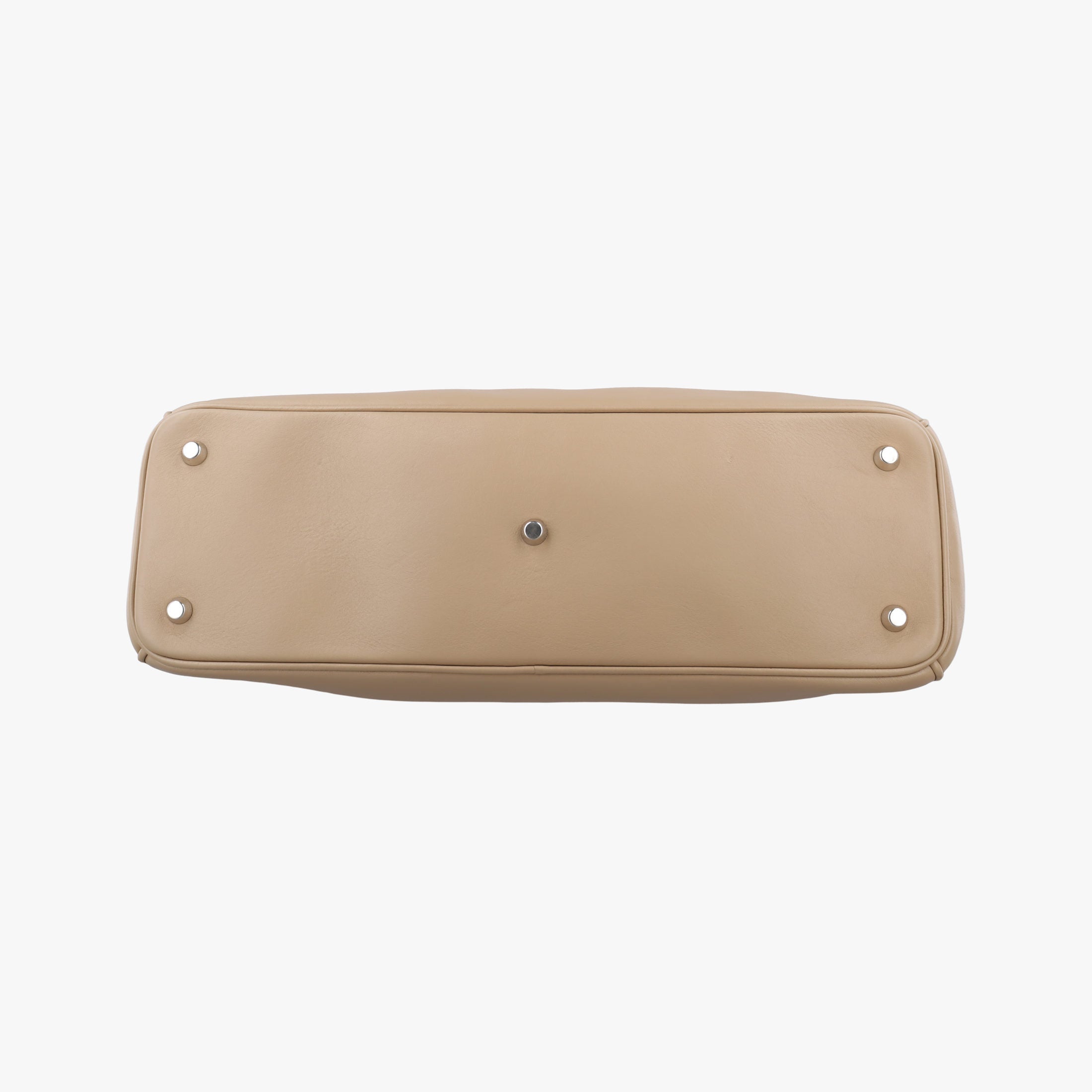 Pre-owned Christian Dior Diorissimo Beige Leather  shoulderbag | stylenewstar