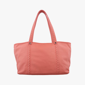 Pre-owned Bottega Veneta Intrecciato Coral Pink Lambskin  shoulderbag | stylenewstar
