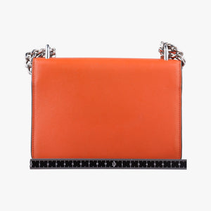 Secondhand Prada Sound Lock Orange SAFFIANO Leather BN0924 shoulderbag | stylenewstar