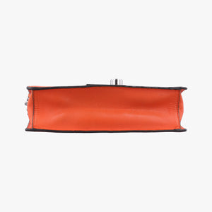 Secondhand Prada Sound Lock Orange SAFFIANO Leather BN0924 shoulderbag | stylenewstar