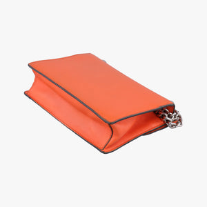 Secondhand Prada Sound Lock Orange SAFFIANO Leather BN0924 shoulderbag | stylenewstar