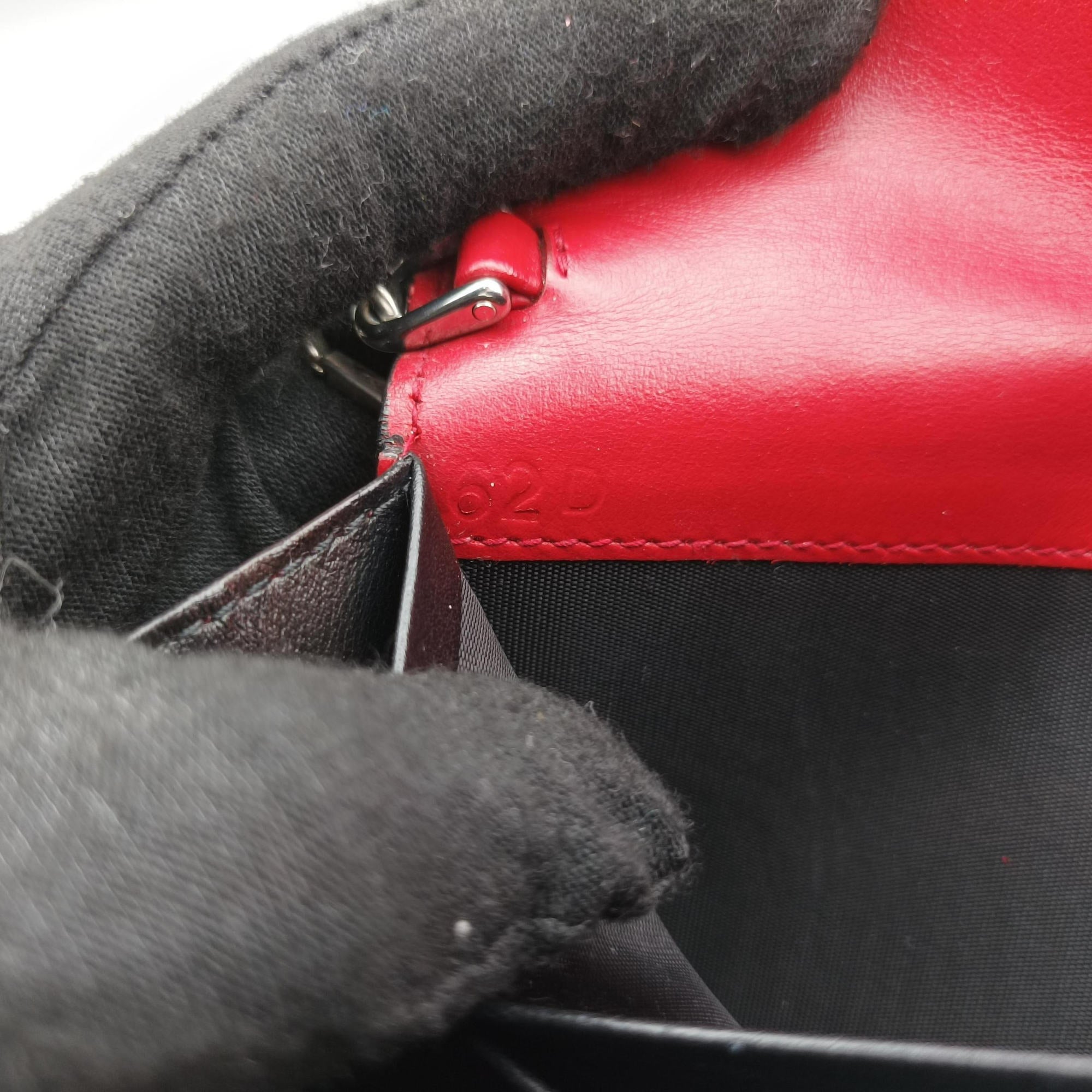 Secondhand Prada Elektra Studded Red Leather IDH061 shoulderbag | stylenewstar