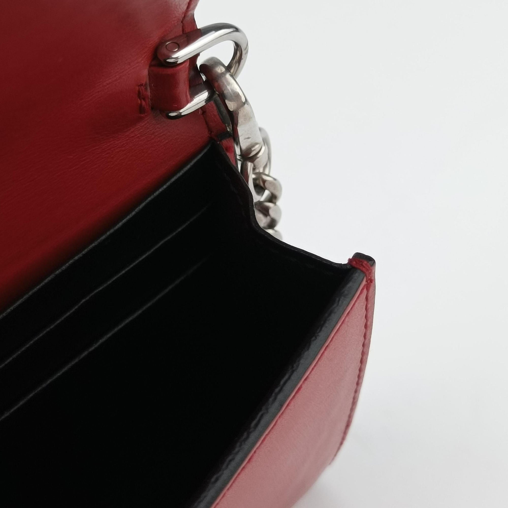 Secondhand Prada Elektra Studded Red Leather IDH061 shoulderbag | stylenewstar