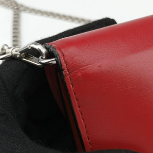 Secondhand Prada Elektra Studded Red Leather IDH061 shoulderbag | stylenewstar