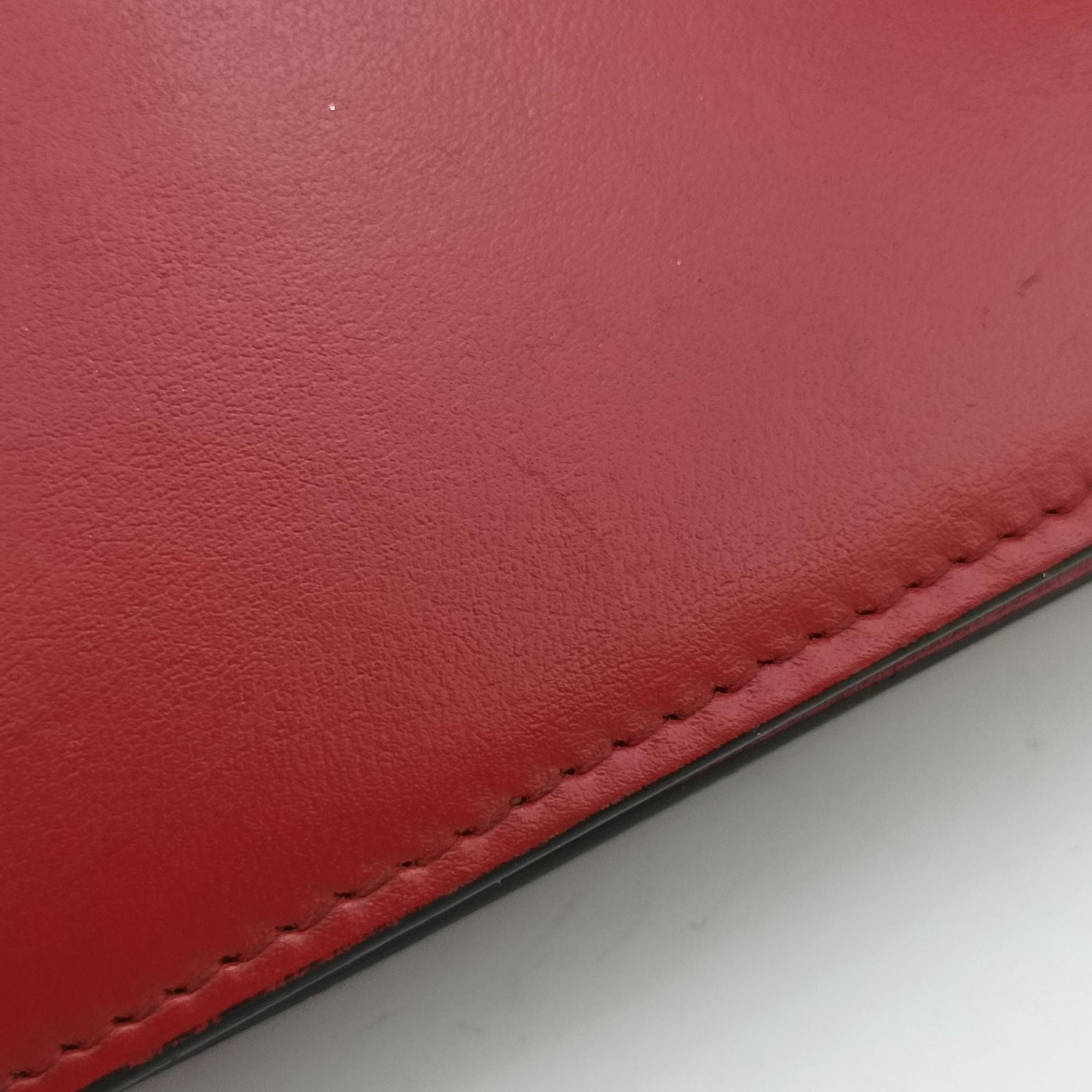 Secondhand Prada Elektra Studded Red Leather IDH061 shoulderbag | stylenewstar