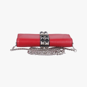 Secondhand Prada Elektra Studded Red Leather IDH061 shoulderbag | stylenewstar