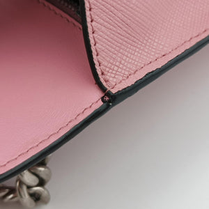 Pre-owned Prada Sound Lock Pink SAFFIANO Leather 1BD034 shoulderbag | stylenewstar