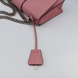 Pre-owned Prada Sound Lock Pink SAFFIANO Leather 1BD034 shoulderbag | stylenewstar
