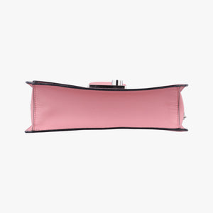 Pre-owned Prada Sound Lock Pink SAFFIANO Leather 1BD034 shoulderbag | stylenewstar