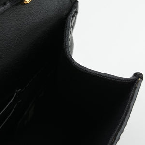 Pre-owned Fendi F is Black Leather 8BM005 bum bag/waist bag | stylenewstar