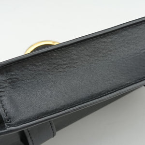 Pre-owned Fendi F is Black Leather 8BM005 bum bag/waist bag | stylenewstar