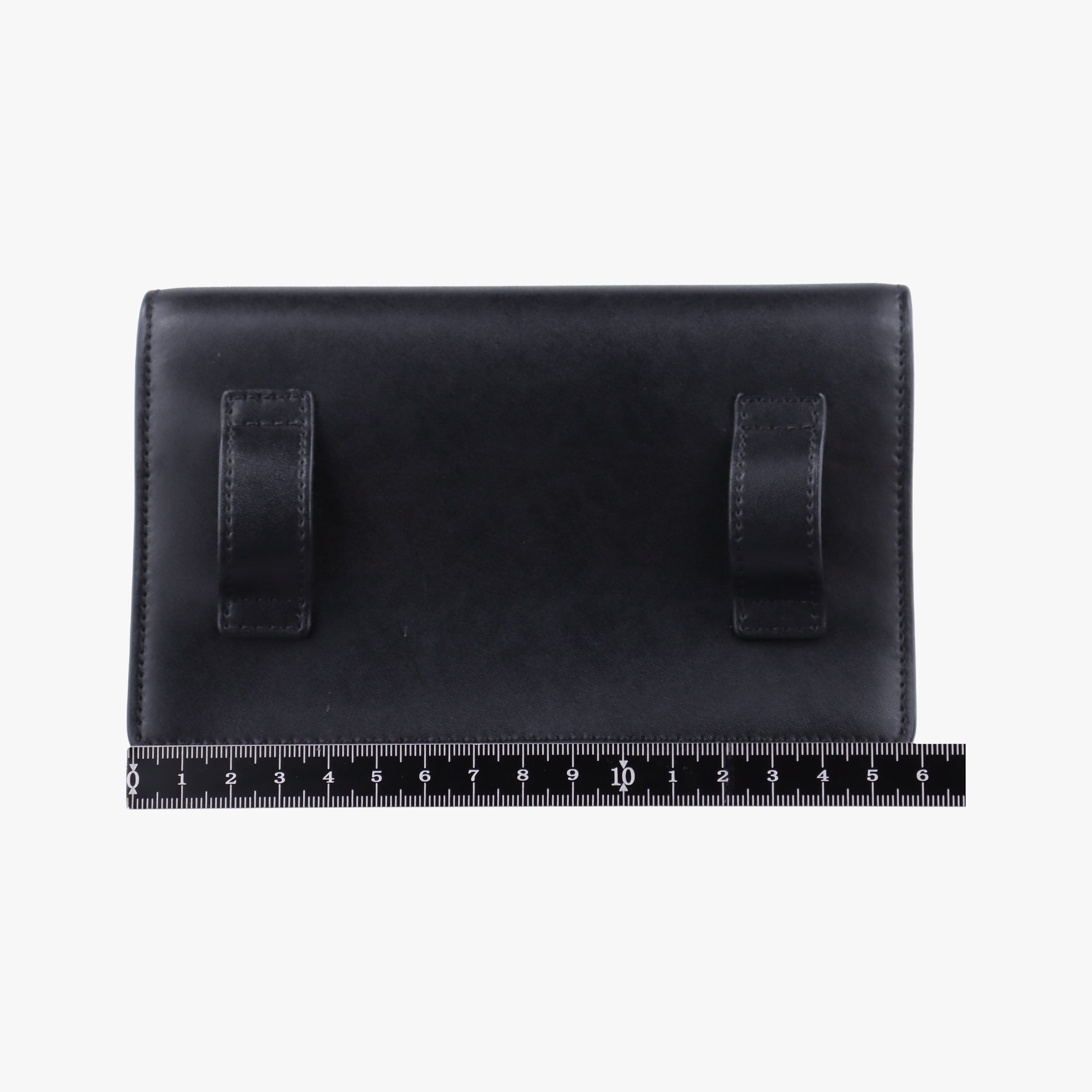 Pre-owned Fendi F is Black Leather 8BM005 bum bag/waist bag | stylenewstar
