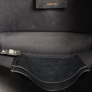 Pre-owned Fendi F is Black Leather 8BM005 bum bag/waist bag | stylenewstar