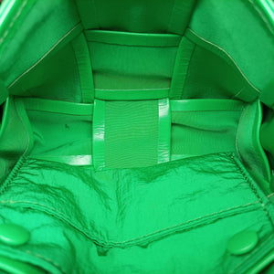 Pre-owned Bottega Veneta candy cassette Green Leather  shoulderbag | stylenewstar