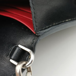 Pre-owned Prada Elektra Studded Black Leather IDH061 shoulderbag | stylenewstar
