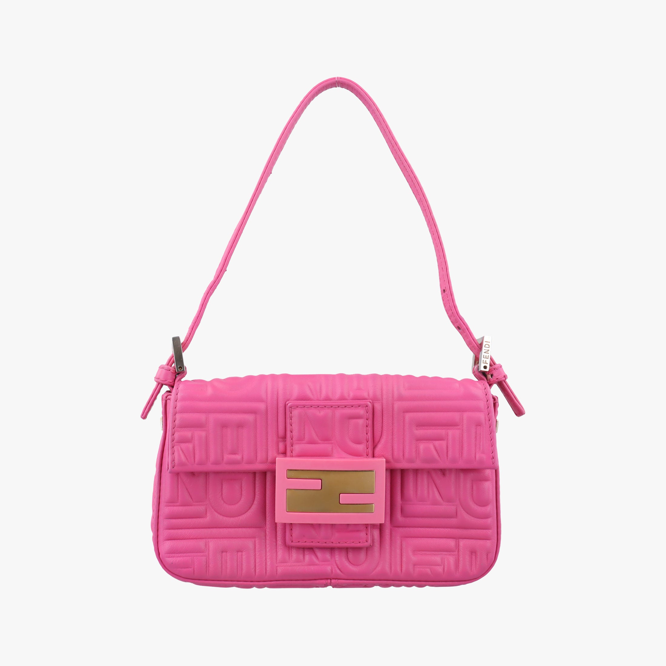 Vintage Fendi BAGUETTE Rose Leather 8BK060 shoulderbag | stylenewstar