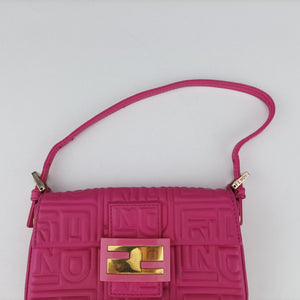 Vintage Fendi BAGUETTE Rose Leather 8BK060 shoulderbag | stylenewstar