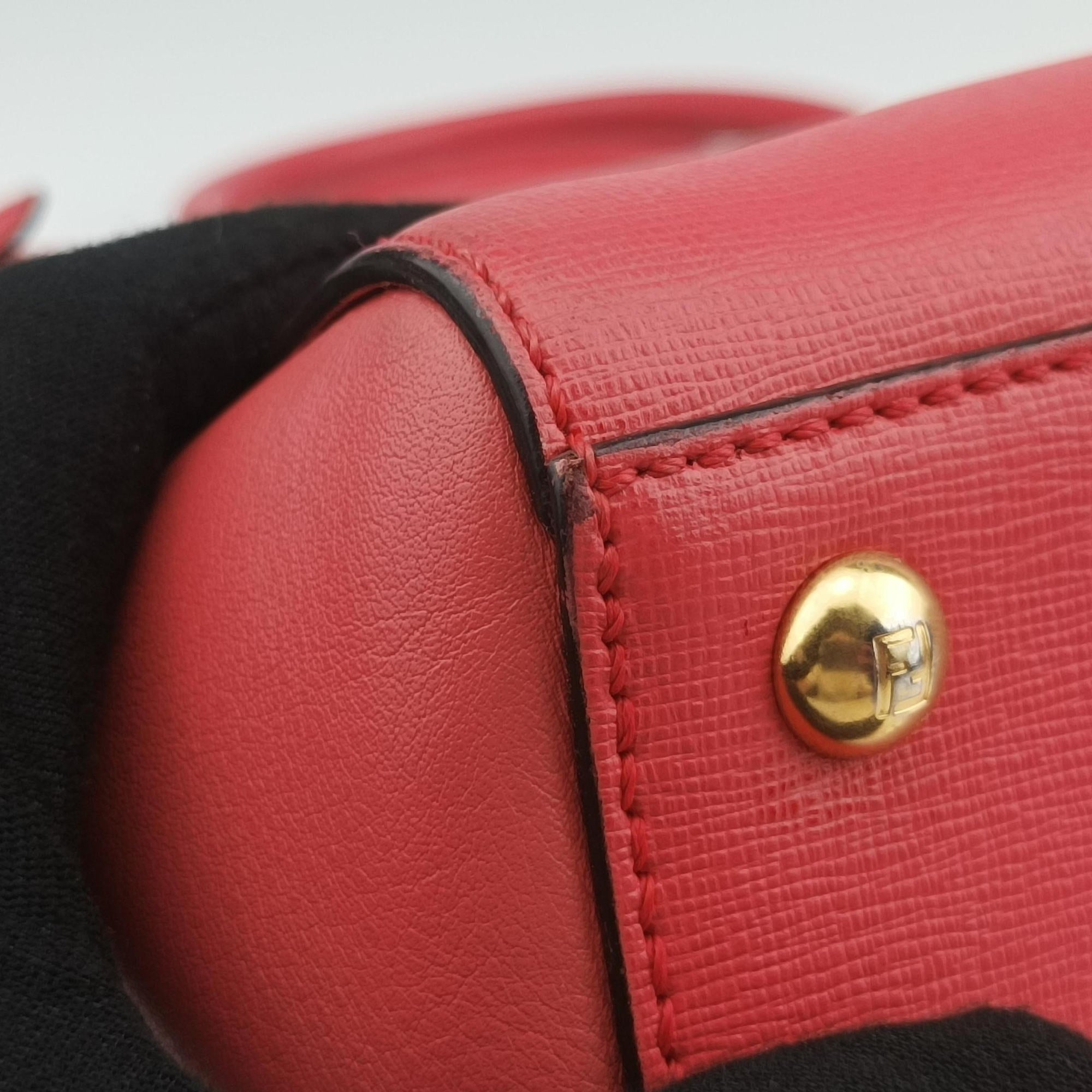 Vintage Fendi Petite 2 JOURS pink Leather 8BH250 shoulderbag | stylenewstar