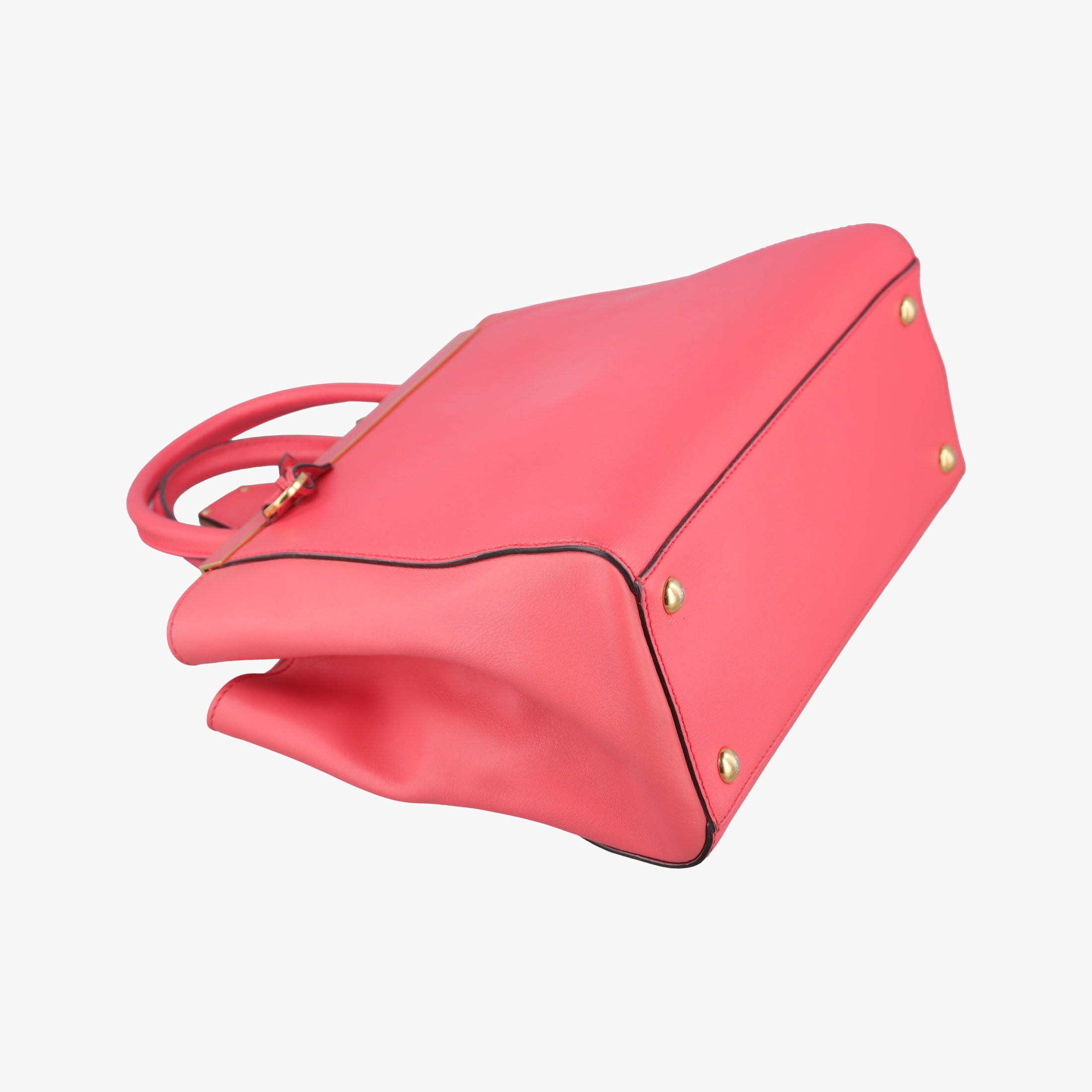 Vintage Fendi Petite 2 JOURS pink Leather 8BH250 shoulderbag | stylenewstar