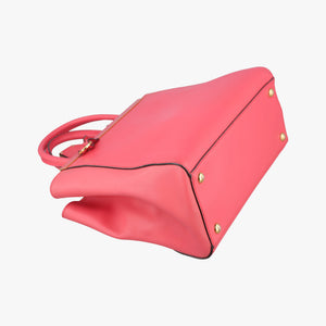 Vintage Fendi Petite 2 JOURS pink Leather 8BH250 shoulderbag | stylenewstar