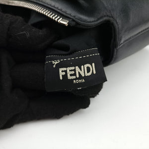 Pre-owned Fendi By the Way Black Leather 8BL135 shoulderbag | stylenewstar