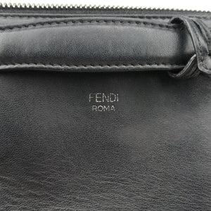 Pre-owned Fendi By the Way Black Leather 8BL135 shoulderbag | stylenewstar